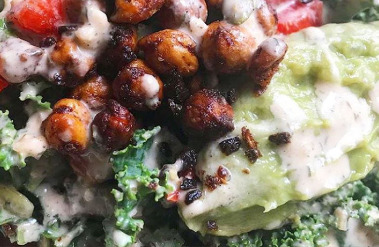 Parasite Detox Kale Salad with Ranch