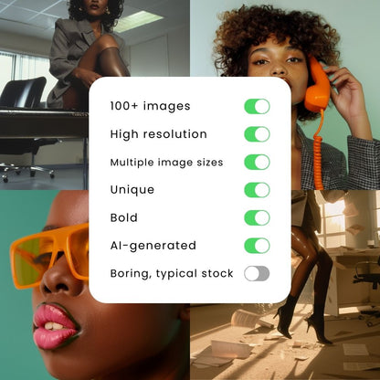 "Office Hours" AI Stock Photo Pack: AI-Generated Modern Office Aesthetic