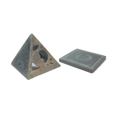 Pyramid Incense Burner with Incense Cones from Ritual+Vibe